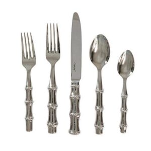 BAMBOO STAINLESS 5 PIECE PLACE SETTING