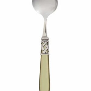 VIETRI ALADDIN ANTIQUE CHARTREUSE SAUCE LADLE