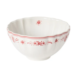 Casafina Vila Cereal Bowl - Red & White