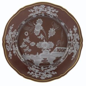 Ginori 1735 Oriente Italiano Castagna Dessert Plate