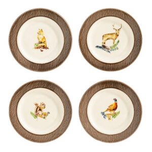 Juliska Forest Walk Cocktail Plate - Set Of 4