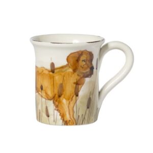 VIETRI WILDLIFE HUNTING DOG MUG