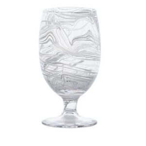 PURO MARBLED WHITE GOBLET