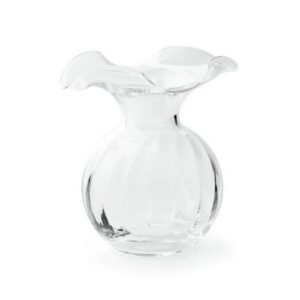 HIBISCUS GLASS SMALL FLUTED VASE