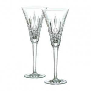 LISMORE TOASTING FLUTE PAIR