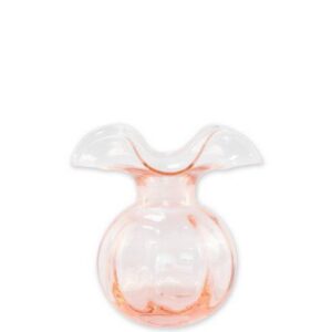 HIBISCUS GLASS PINK BUD VASE