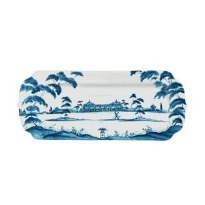 COUNTRY ESTATE DELFT BLUE HOSTESS TRAY