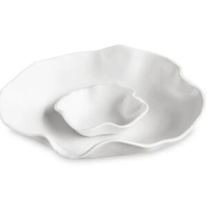 VIDA NUBE WHITE CHIP AND DIP BOWL