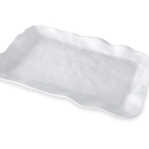 VIDA NUBE WHITE ACRYLIC XLG RECTANGULAR TRAY