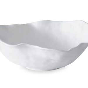 VIDA NUBE WHITE ACRYLIC LARGE ROUND BOWL