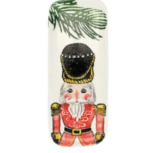 Vietri Nutcrackers Narrow Rectangular Tray