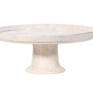 BLENHEIM OAK WHITEWASH CAKE PEDESTAL
