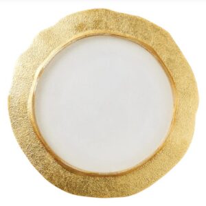 RUFOLO GOLD ORGANIC SERVICE PLATE