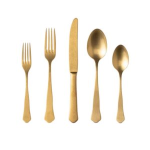 CASAFINA PRADO VINTAGE GOLD 5 PC PL SETTING