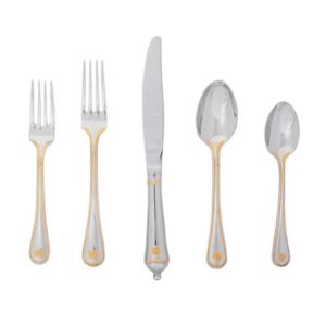 Juliska Berry & Thread 5 Piece Place Setting - Polished With Gold