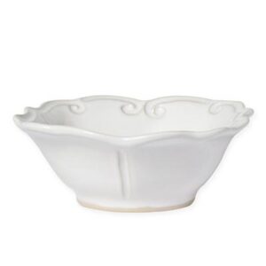 INCANTO WHITE STONE BAROQUE CEREAL BOWL