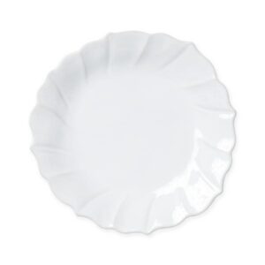 INCANTO STONE WHITE RUFFLE SALAD PLATE
