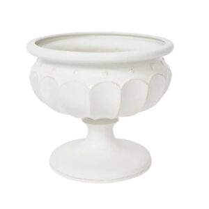 BERRY & THREAD LARGE DECORATIVE URN WHITEWASH
