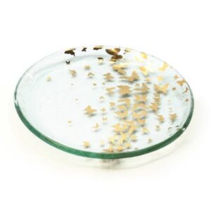 Annieglass Butterfly Appetizer Plate