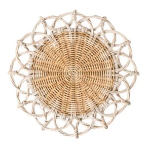PROVENCE RATTAN WHITEWASH PLACEMAT