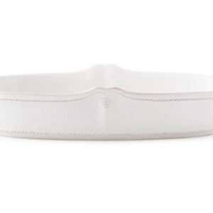 B & T WHITE OBLONG SERVING DISH