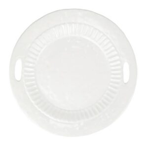 PIETRA SERENA HANDLED ROUND TRAY
