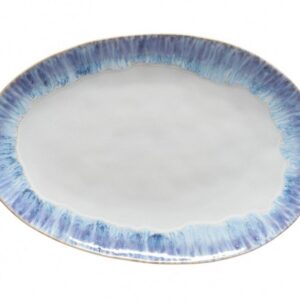 BRISA BLUE 16" OVAL PLATTER