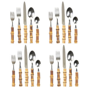 Bamboo Stain 20 Piece Place Setting