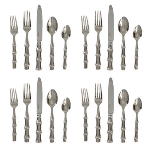 Bamboo Stainless 20 Piece Place Setting