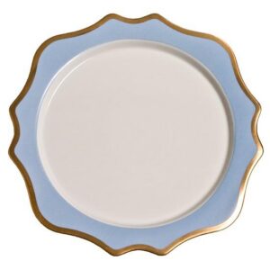 ANNA'S PALETTE SKY BLUE CHARGER PLATE