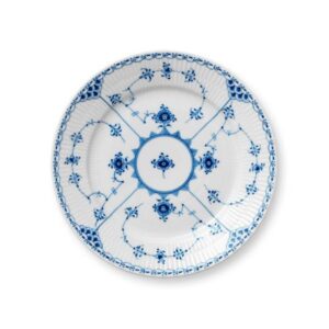 BLUE FLUTED HALF LACE SALAD PLATE