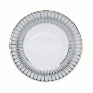 ARCADES GREY/PLATINUM DESSERT PLATE