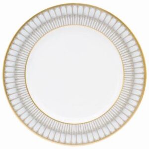ARCADES GREY/GOLD DINNER PLATE