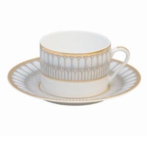 ARCADES GREY/GOLD TEACUP