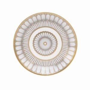 ARCADES GREY/GOLD BREAD & BUTTER PLATE