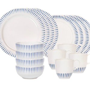 Juliska Sitio Stripe 16pc Place Setting - Delft Blue