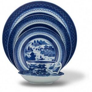 BLUE CANTON 5pc. PLACE SETTING