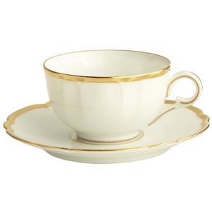 COLETTE GOLD TEA CUP & SAUCER