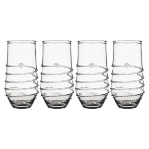 Amalia Clear Acrylic Tumbler Small Set/4