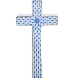 HEREND CROSS BLUE