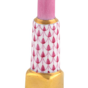 Herend Lipstick Figurine - Raspberry