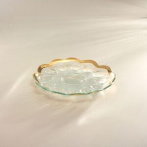 ROMAN ANTIQUE GOLD DEVILED EGG PLATTER
