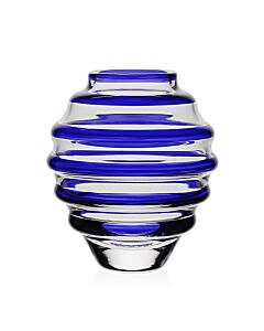 MINI VASE 4" CIRCLE BLUE