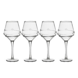 Amalia Clear Acrylic Wine Set/4