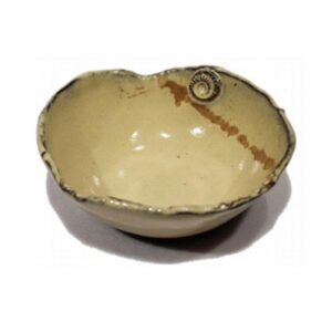 BOTANICAL AST COLORS SMALL THROWN BOWL