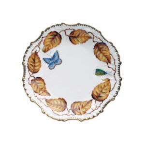 AMBER LEAF 8" STAR SALAD PLATE