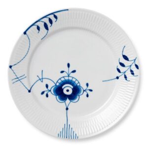 BLUE FLUTED MEGA DINNER PLATE #6