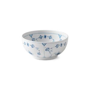 BLUE FLUTED PLAIN 1 QT BOWL