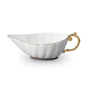 AEGEAN GOLD SCULPTED GRAVY BOAT