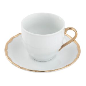 BIRMINGHAM GOLD ULTRA WHITE TEA CUP